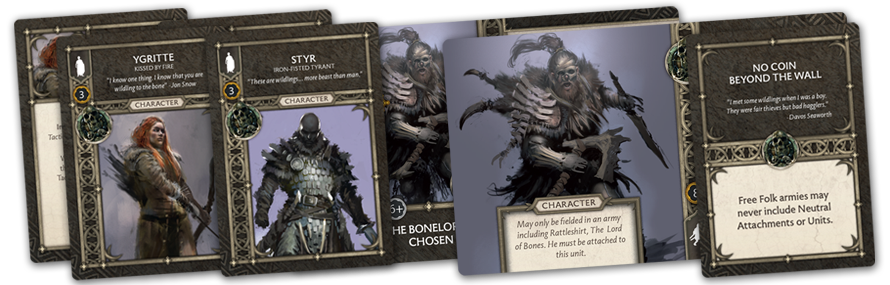A Song of Ice and Fire : Tabletop Miniatures Game - Free Folk Heroes #1